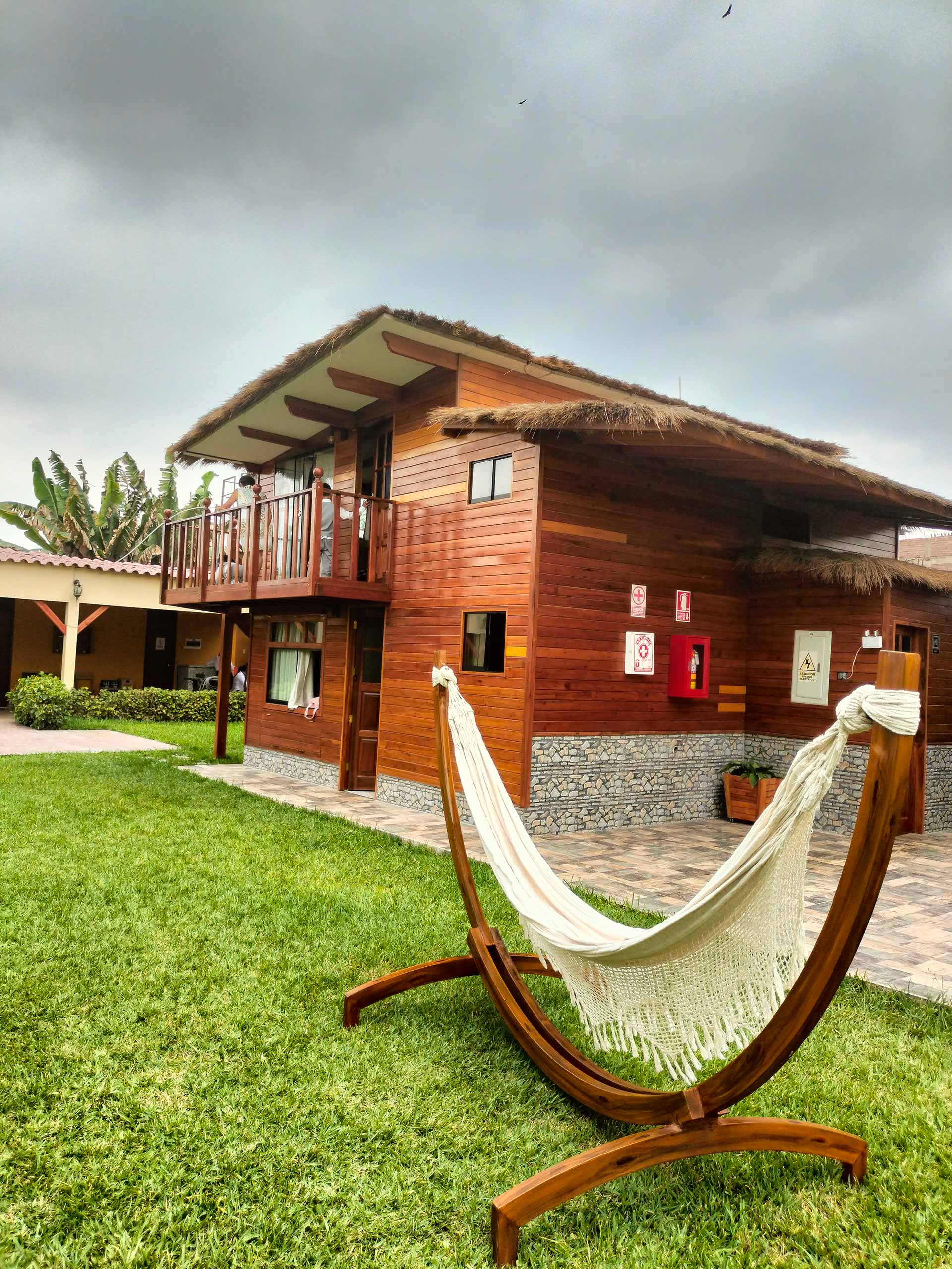 Bungalow de madera en Mamá Hilda Hacienda